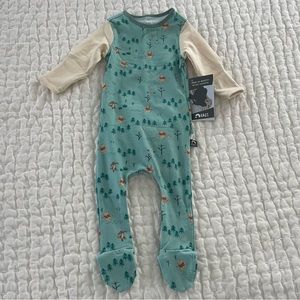 SOLD!!! NWT RAGS Winnie the Pooh Peekabooty Romper with Footies 0-3M